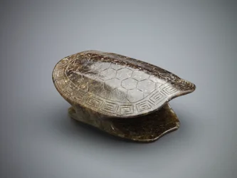 Prydnad i form av ett sköldpaddsskal, Mingdynastin, 1368-1644.