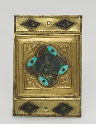 Prydnadsplakett, ca. 1380-1400.