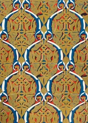 Ornament i paneler, Court of the Mosque, 1907.