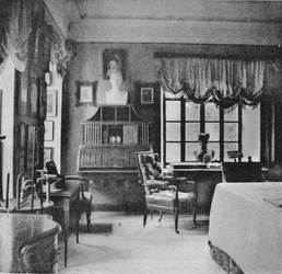 Ostafyevo Estate. Karamzinrummet, slutet av 1800-talet