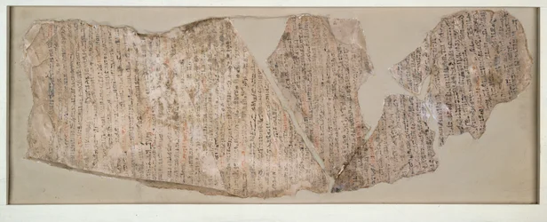 Ostracon, inskrivet i hieratisk, XIX:e dynastin c1292 f.Kr. - c1190 f.Kr.