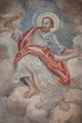 Our Lady of Assumption kyrka. Saint Luke Cordon Frankrike