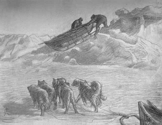 Över svåra tryckhögar. april 1895, 1897