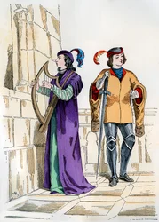Sida och trubadur från 1200-talet, 1882-1884