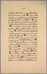 Sida från Ramayana, 1800-talet.