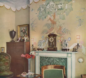 Målad skorstensbröst, 1933