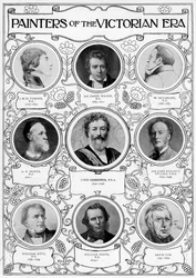 Målare från den viktorianska eran, sent 1800-tal