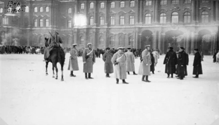 Palace Square, St Petersburg, Ryssland, den blodiga söndagen, 1905