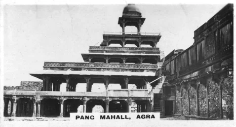 Panch Mahal, Fatehpur Sikri, Agra, Indien, 1925
