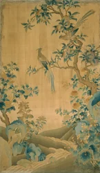 Panelmöbleringstyg, Kina, Qingdynastin 1644-1911, 17501800.