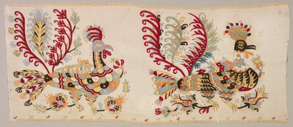 Panel, troligen från en kjol, 1800-tal.