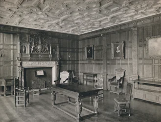 Panelrum från det gamla palatset, Bromley-By-Bow, 1927