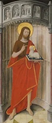 Paneler från högaltaret i Charterhouse of Saint-Honoré, Thuison-les-Abbeville: Saint John...