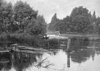 Pangbourne Weir, c1896