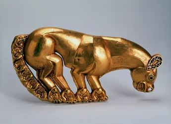Panther Schield-emblem, c600 f.Kr
