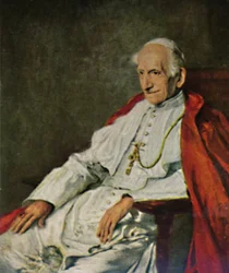 Påven Leo XIII 1810-1903. - Målning av Fülöp, 1934.