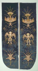 Del av en Chasuble Back, ca. 1500.