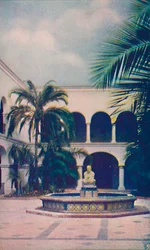 Uteplats för gästfrihetens hus, c1935