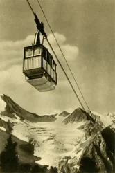 Patscherkofelbahn, Innsbruck, Tyrolen, Österrike, c1935.