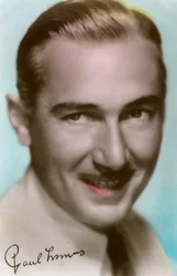 Paul Lukas 1895-1971, ungersk skådespelare, ca 1930-talet