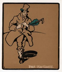 Paul Martinetti, amerikansk musikhallsstjärna, sent 1800-tal