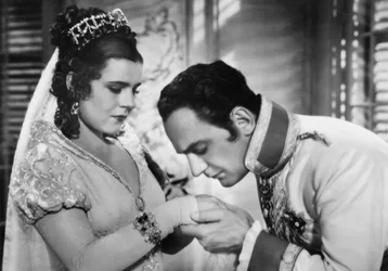 Paula Wessely och Willi Forst, österrikiska filmskådespelare, 1934