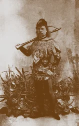 Pavel Gerdt som prins Siegfried i Baletten Svansjön, St. Petersburg, 1895