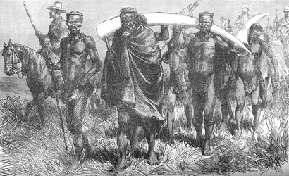 Fredsbudbärare från Cetewayo, c1880