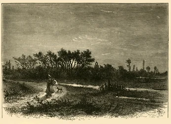 Peakirk, från skäret, 1898.