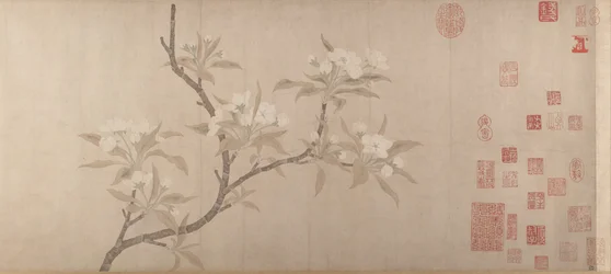 Päronblommor, ca. 1280.