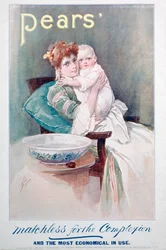 Pears tvål annons, 1900
