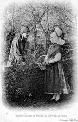 Bönder i Rouen, Frankrike, 1904