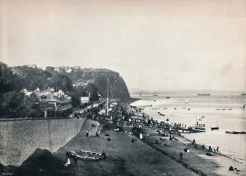 Penarth - Esplanaden och Penarth Head, 1895