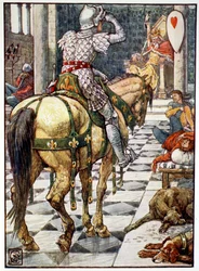 "Percival får det bankande hjärtats sköld", 1911