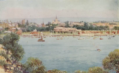 Perth, västra Australien, 1923.