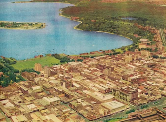 Perth från luften, c1947.