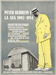 Peter Behrens och AEG 1907-1914 affisch