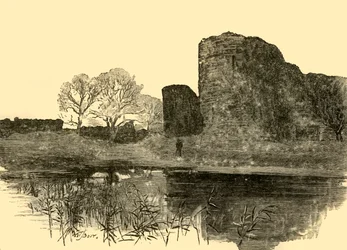 Pevensey Castle, 1898.