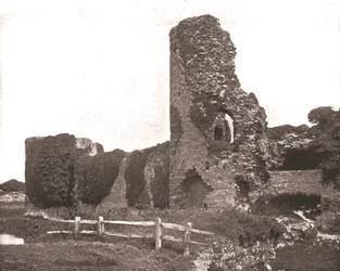 Pevensey Castle, Sussex, 1894.