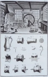 Tenntillverkning, c1750-talet