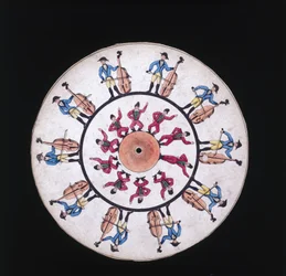 Phenakistiscope (Phenakistoscope) skiva, c 1830