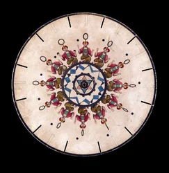 Phenakistiscope (Phenakistoscope) skiva som visar en jonglör, c 1830