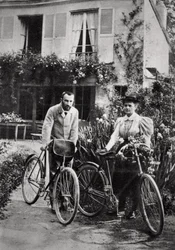 Pierre och Marie Curie, franska fysiker, 1906