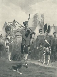 Piper, 93rd Sutherland Highlanders, c1800-talet 1909