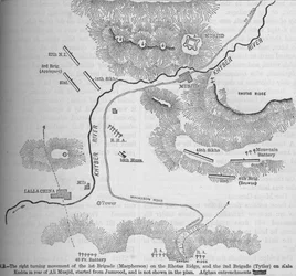 Plan för attacken mot Ali Musjid, 21 november 1878, c1880