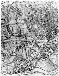 Plan över församlingen St Georges, Hanover Square, London, 1907