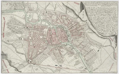 Plan av Berlin 1760