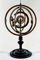 Planetarium som återger det kopernikanska systemet.