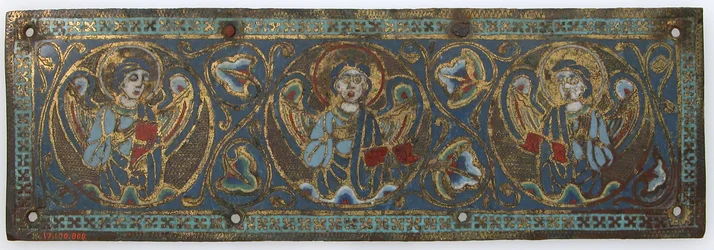 Plack från en Chasse, fransk, 1200-talet.
