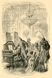 Spelades inför domstolen i Versailles, 1907.